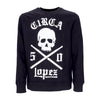 C1RCA Felpa Girocollo Uomo Lopez 50 Crew Black/white da uomo