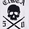 C1RCA Felpa Girocollo Uomo Lopez 50 Crew White/black da uomo