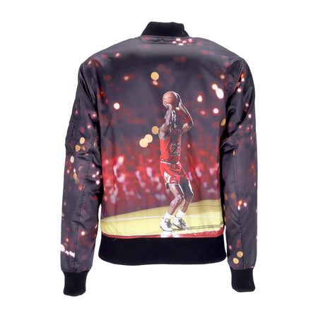 JORDAN Giubbotto Bomber Uomo Jumpman Ma-1 Jacket Black/archaeo Brown da uomo