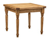 Biscottini Tavolo Country allungabile in legno massello di tiglio L90xPR90xH80 cm. Made in Italy