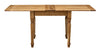 Biscottini Tavolo Country allungabile in legno massello di tiglio L90xPR90xH80 cm. Made in Italy
