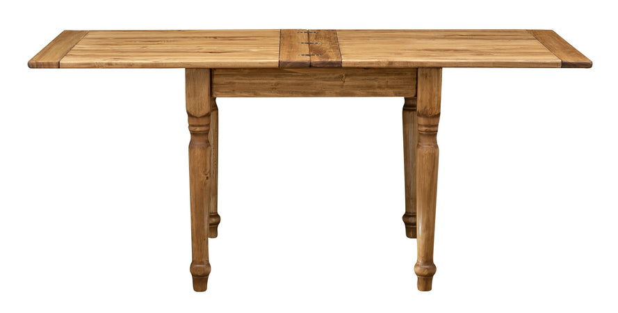 Biscottini Biscottini Tavolo Country allungabile legno tiglio 90x90x80 Made Italy 180x90