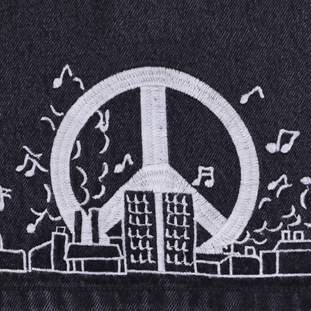 OBEY Jeans Corto Uomo Easy Denim Noise Short Dusty Black da uomo