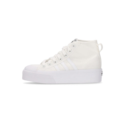 Adidas Scarpa Alta Donna Nizza Platform Mid W Cloud White/cloud White/cloud White da donna