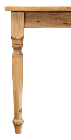 Biscottini Tavolo Fisso Quadrato Country 80x80x78 Legno Massello Tiglio Made in Italy