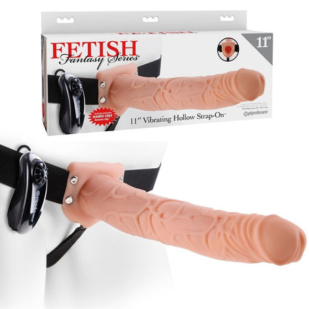 11" Hollow Strap-on Dildo Cavo Indossabile Vibrante 29cm