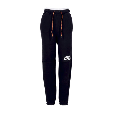 JORDAN Pantalone Tuta Felpato Uomo Jumpman Fleece Pant Black/white da uomo