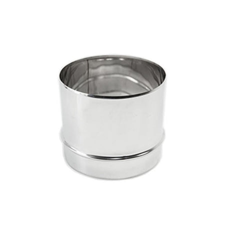 Raccordo inox M da 120mm per collegare tubo rigido a tubo flessibile