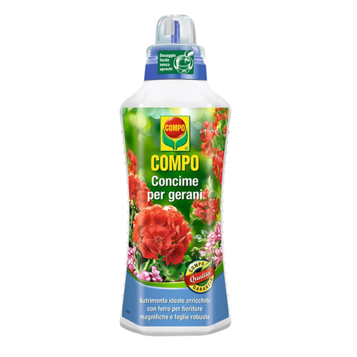 Concime liquido per Gerani e Petunie fertilizzante per piante Fiorite da balcone 1,3 lt