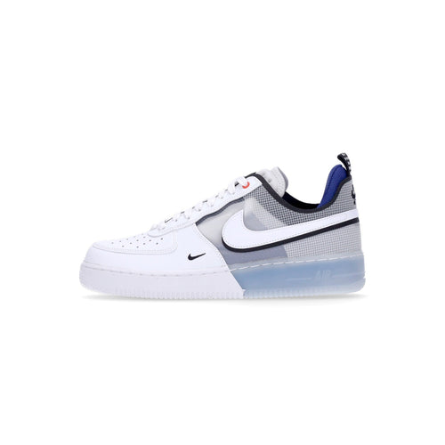 Nike Scarpa Bassa Uomo Air Force 1 React White/white/lt Photo Blue da uomo