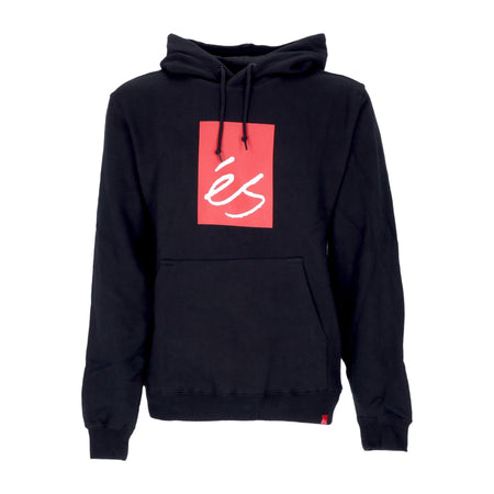 ES Felpa Cappuccio Uomo Main Block Fleece Black da uomo