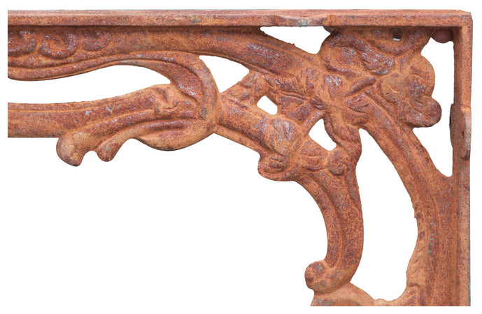 Biscottini Mensola Reggi Vintage Ghisa Biscottini Rustico 23x4x28 Design Arredo Fissaggio