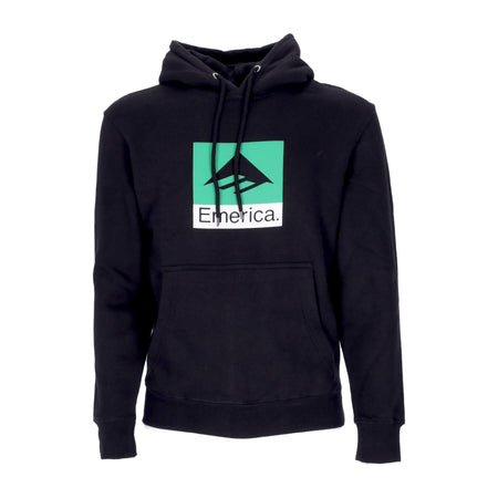 EMERICA Felpa Cappuccio Uomo Classic Combo Hoodie Black da uomo