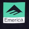 EMERICA Felpa Cappuccio Uomo Classic Combo Hoodie Black da uomo