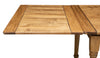 Biscottini Tavolo Country allungabile in legno massello di tiglio L200xPR90xH80 cm. Made in Italy