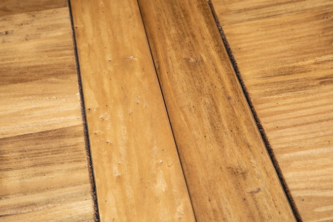 Biscottini Tavolo Country allungabile in legno massello di tiglio L200xPR90xH80 cm. Made in Italy