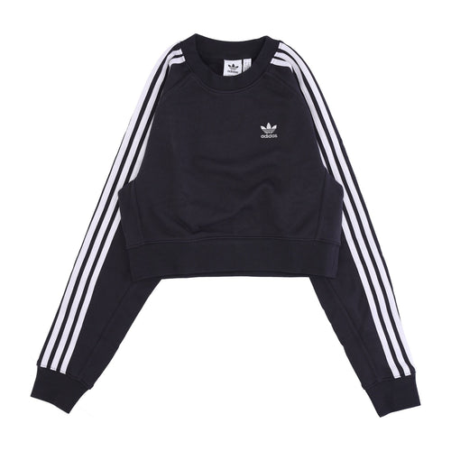 Adidas Felpa Leggera Girocollo Corta Donna Adicolor Sweatshirt Black da donna