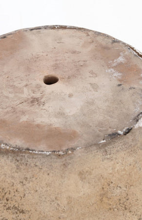 Vasi "Minh" struttura alta in terracotta smaltata per esterno set da 3