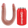 King Cock Small Double Trouble doppio dildo di Pipedream 13cm