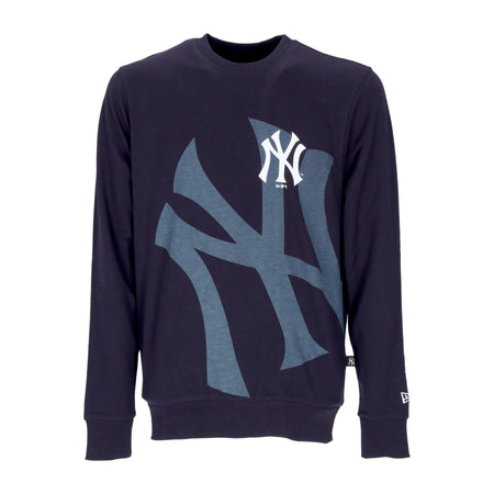 NEW ERA Felpa Leggera Girocollo Uomo Mlb Washed Pack Graphic Crewneck Neyyan Navy da uomo