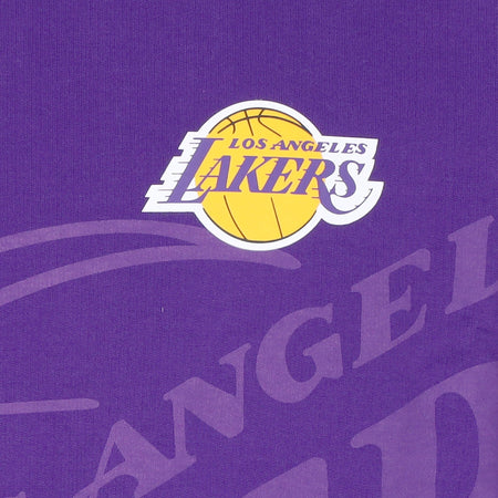 NEW ERA Felpa Leggera Girocollo Uomo Nba Washed Pack Graphic Crewneck Loslak True Purple da uomo