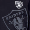 NEW ERA Felpa Leggera Girocollo Uomo Nfl Washed Pack Graphic Crewneck Lasrai Black da uomo