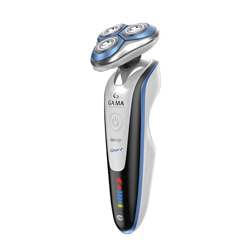 GA.MA SPORT GSH 1527 (GM0617) - RASOIO ELETTRICO WET e DRY - 3 TESTINE CON RIFINITORE