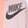 Nike Felpa Leggera Girocollo Donna Sportswear Fleece Over-oversized Crew Dance Crimson Bliss/pink Oxford da donna