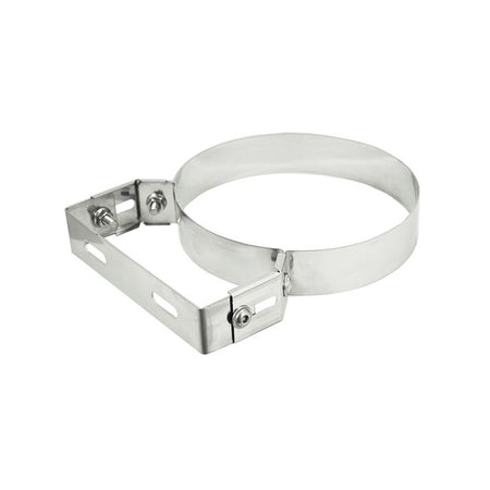 Collare pesante da 140mm regolabile fascetta murale AISI 304