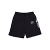 MARKET Pantalone Corto Tuta Felpato Uomo World Basketball Game Sweatshorts X Smiley Black da uomo