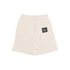 MARKET Pantalone Corto Tuta Felpato Uomo Good and Evil Sweatshorts X Smiley Cream da uomo