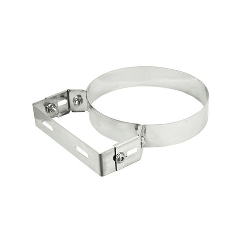 Collare pesante da 160mm regolabile fascetta murale AISI 304