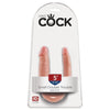 King Cock Small Double Trouble doppio dildo di Pipedream 13cm