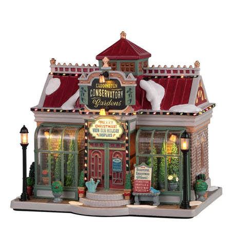 Giardini del Conservatorio di Caddington, edificio luminoso per villaggio di Natale in Porcellana