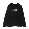 HUF Felpa Cappuccio Uomo Essentials Og Logo P/o Hoodie Black da uomo