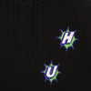 HUF Felpa Cappuccio Uomo Infinity Jemel P/o Hoodie Black da uomo