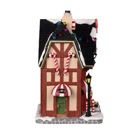 Caramelle Penny di Sugar Plum, edificio luminoso per villaggio di Natale in Porcellana‎