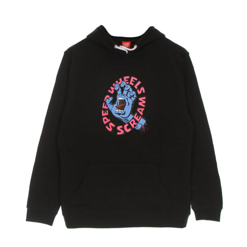 SANTA CRUZ Felpa Cappuccio Uomo Sw Scream Hood Black da uomo