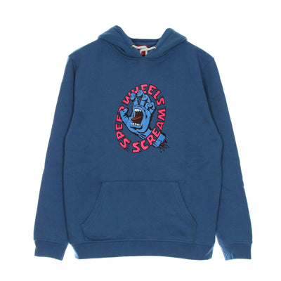SANTA CRUZ Felpa Cappuccio Uomo Sw Scream Hood Vintage Royal da uomo