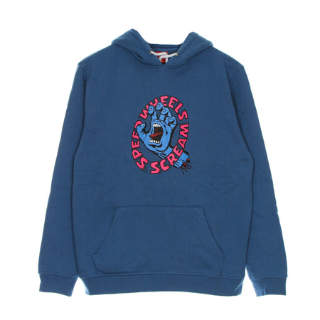 SANTA CRUZ Felpa Cappuccio Uomo Sw Scream Hood Vintage Royal da uomo