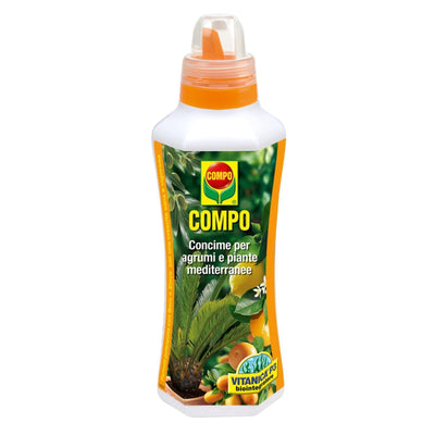Concime liquido per agrumi e piante mediterranee fertilizzante per Limoni e Cycas 1 lt