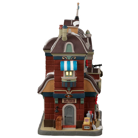 Negozio Olde Time Fudge‎, edificio luminoso per villaggio di Natale in Porcellana‎