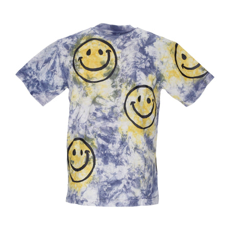 MARKET Maglietta Uomo Sun Dye Tee X Smiley Yellow/blue Tie Dye da uomo
