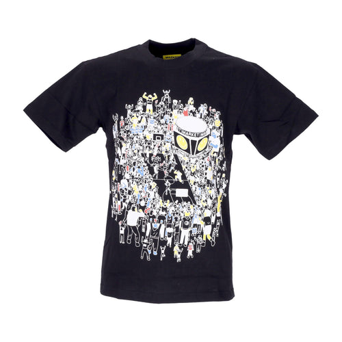 MARKET Maglietta Uomo World Basketball Game Tee X Smiley Black da uomo
