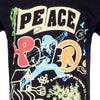 MARKET Maglietta Uomo Peace and Power Tee Black da uomo
