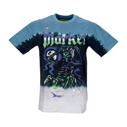 MARKET Maglietta Uomo Killing the Game Glow In the Dark Tee Dark Tie Dye da uomo