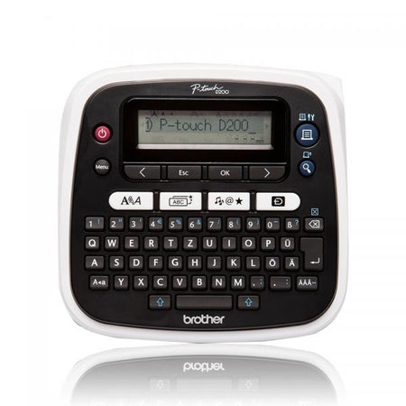 Brother PT-D200BWVP stampante per etichette (CD) Trasferimento termico 180 x 180 DPI 20 mm/s TZe