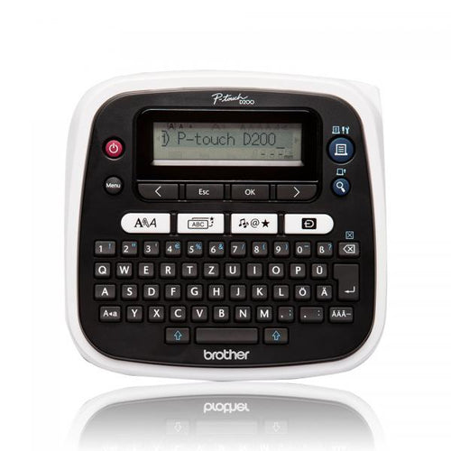 Brother PT-D200BWVP stampante per etichette (CD) Trasferimento termico 180 x 180 DPI 20 mm/s TZe