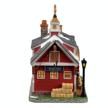 Scuderie Litton & Laughton, edificio luminoso per villaggio di Natale in Porcellana‎