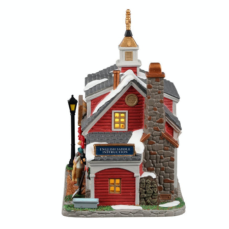 Scuderie Litton & Laughton, edificio luminoso per villaggio di Natale in Porcellana‎